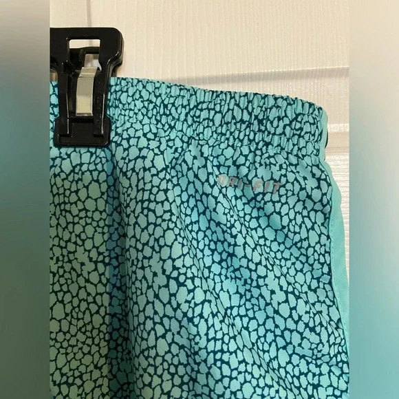 Nike 10K Agua Printed Running Shorts Blue Green Medium Large Nwot - Picture 4 of 7